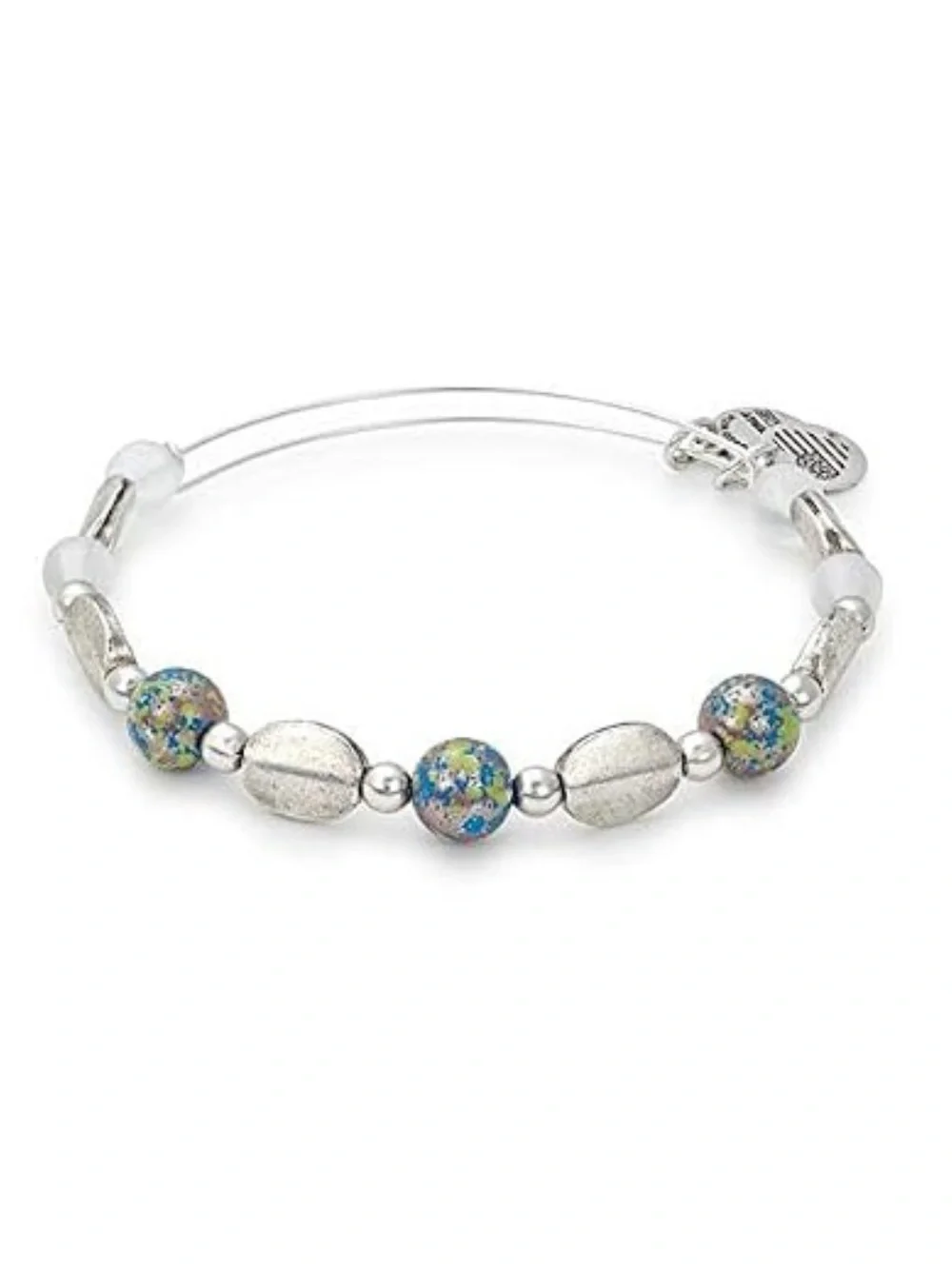 Alex and Ani Cosmo Beaded Bangle - Silver